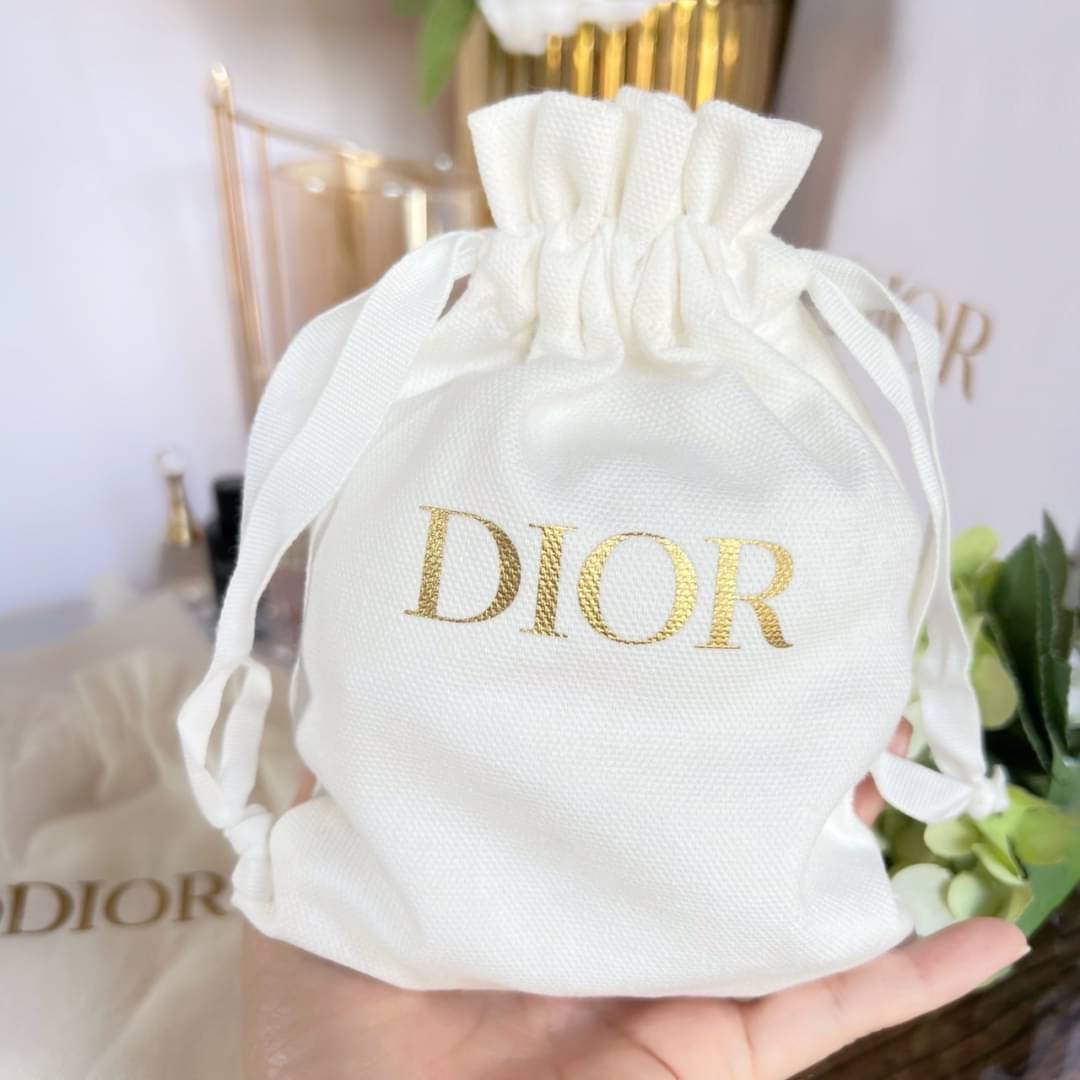 Dior ถุงผ้าหูรูด