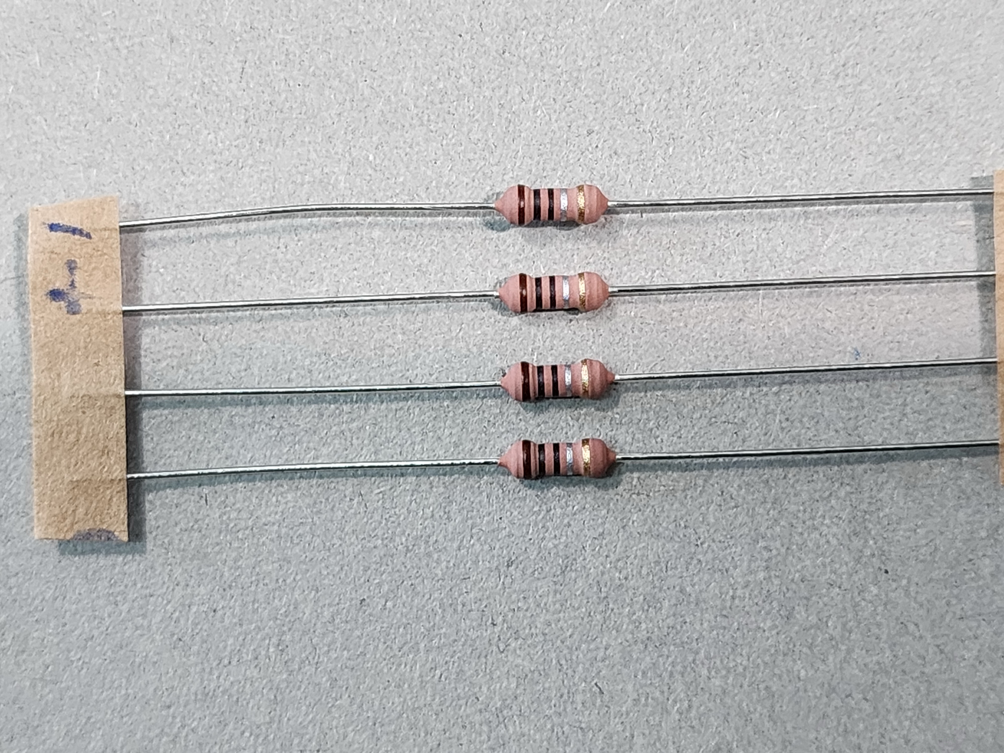ตัวต้านทาน 1 Ohm 5 แถบสี มีสีอะไรบ้าง ตามรูปอ่านค่าได้กี่โอห์ม