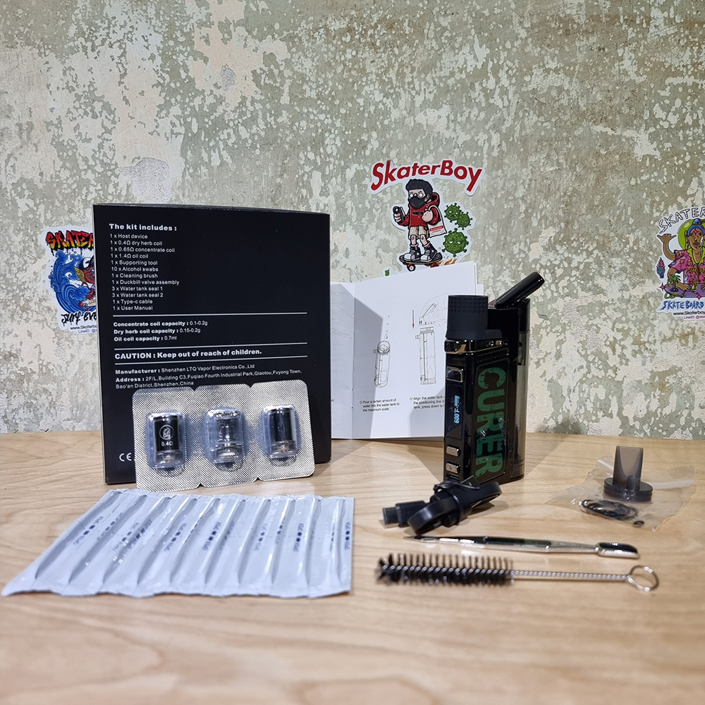 [1006] Electric water pipe บ้องไฟฟ้า 3หัว สำหรับ ดอก wax oil ใส่น้ำได้ ปรับองศาได้ ถอดล้างง่าย