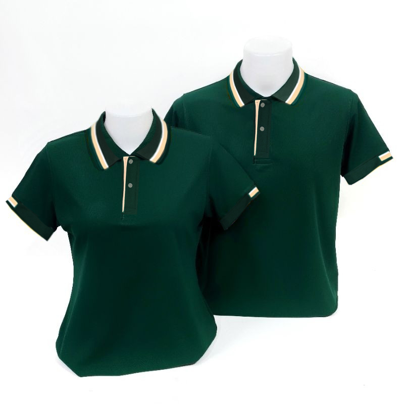 เสื้อโปโล สีเขียวหัวเป็ด ราคาส่ง ขาย 3 ตัวขึ้นไป