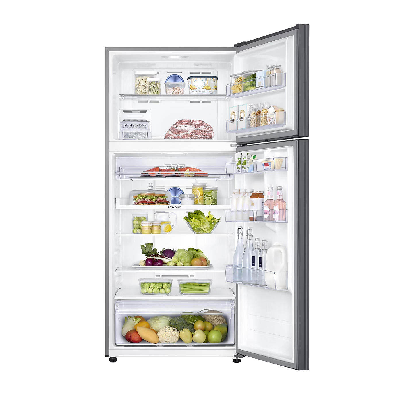 ตู้เย็น 2 ประตู SAMSUNG รุ่น RT50K6235S8/ST 17.8 คิว สีเงิน (ชลบุรีส่งฟรี)