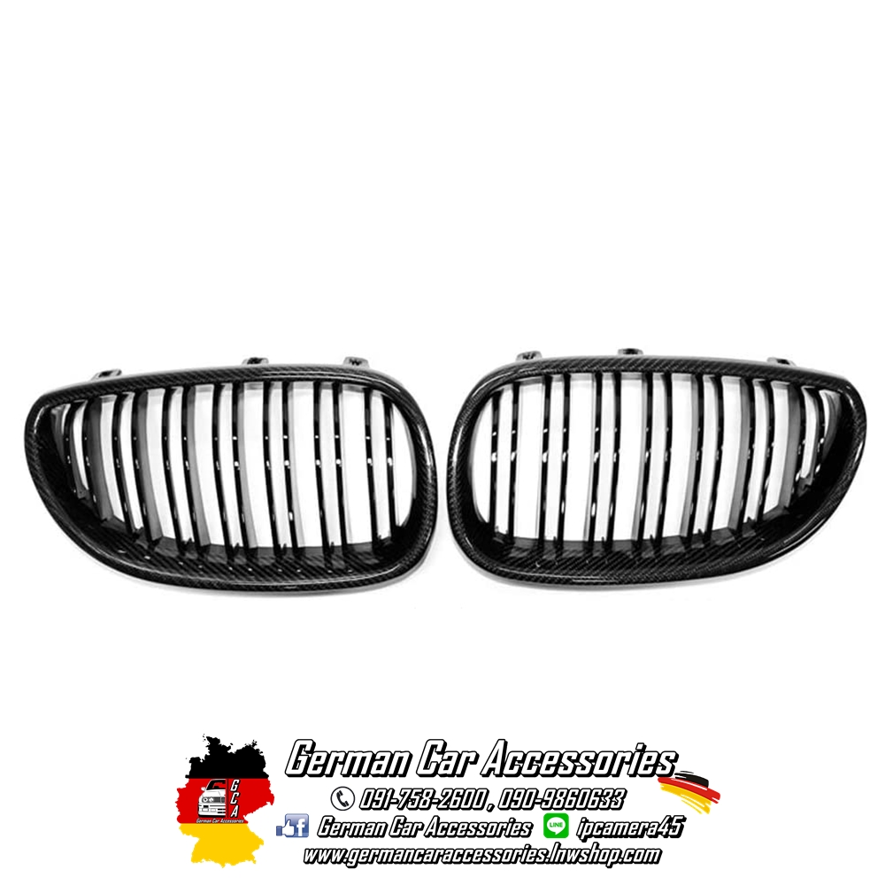 กระจังหน้าCarbon ซี่คู่ BMW E60