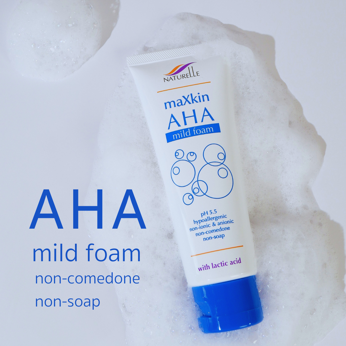 maXkin AHA Mild Foam (แม็กสกิน เอ เอช เอ มายด์โฟม)