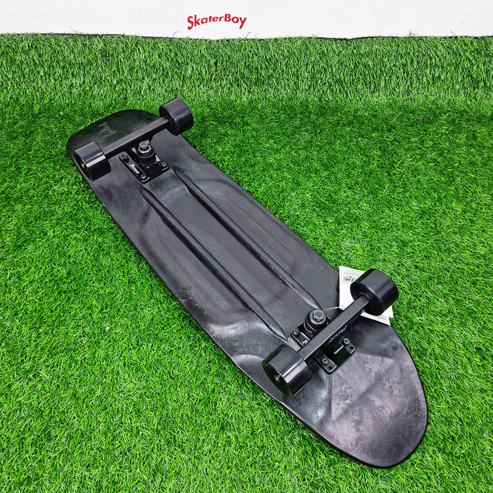 0202 สเก็ตบอร์ด Penny 32" street cruiser แปลง surfskate ใส่ Waterborne หลังไม้ Street surf skateboard