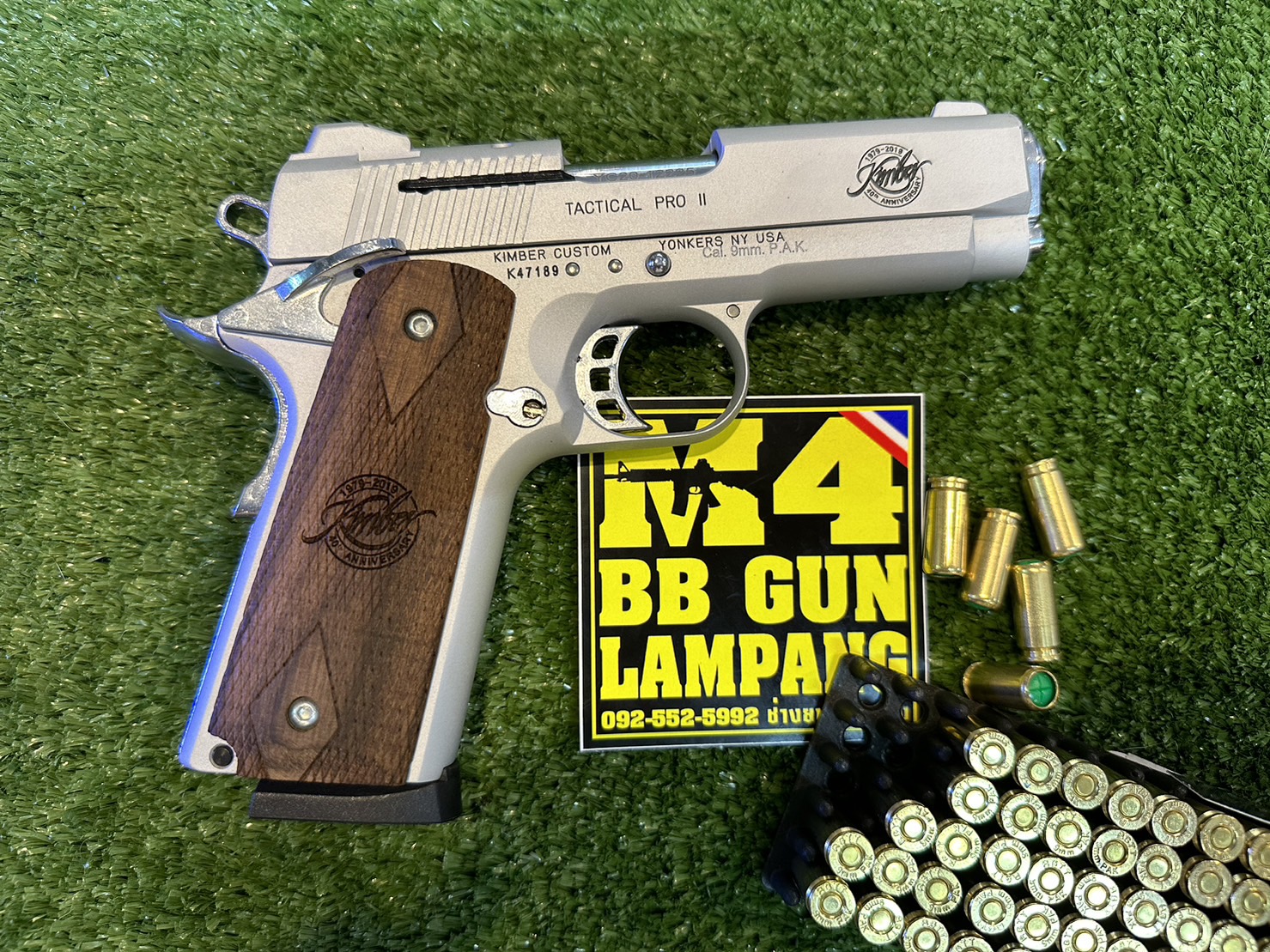 KUZEY M1911 ลาย KIMBER ลำกล้อง 4" สีซาติน
