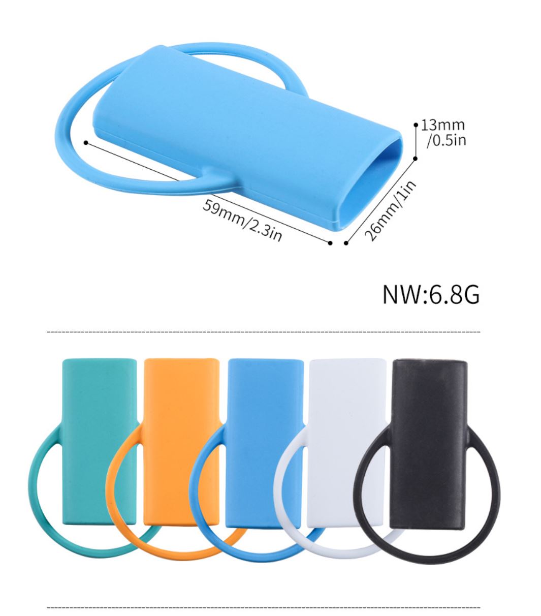 [1007] Silicone case เก็บไฟ พร้อมยางรัด กันหาย