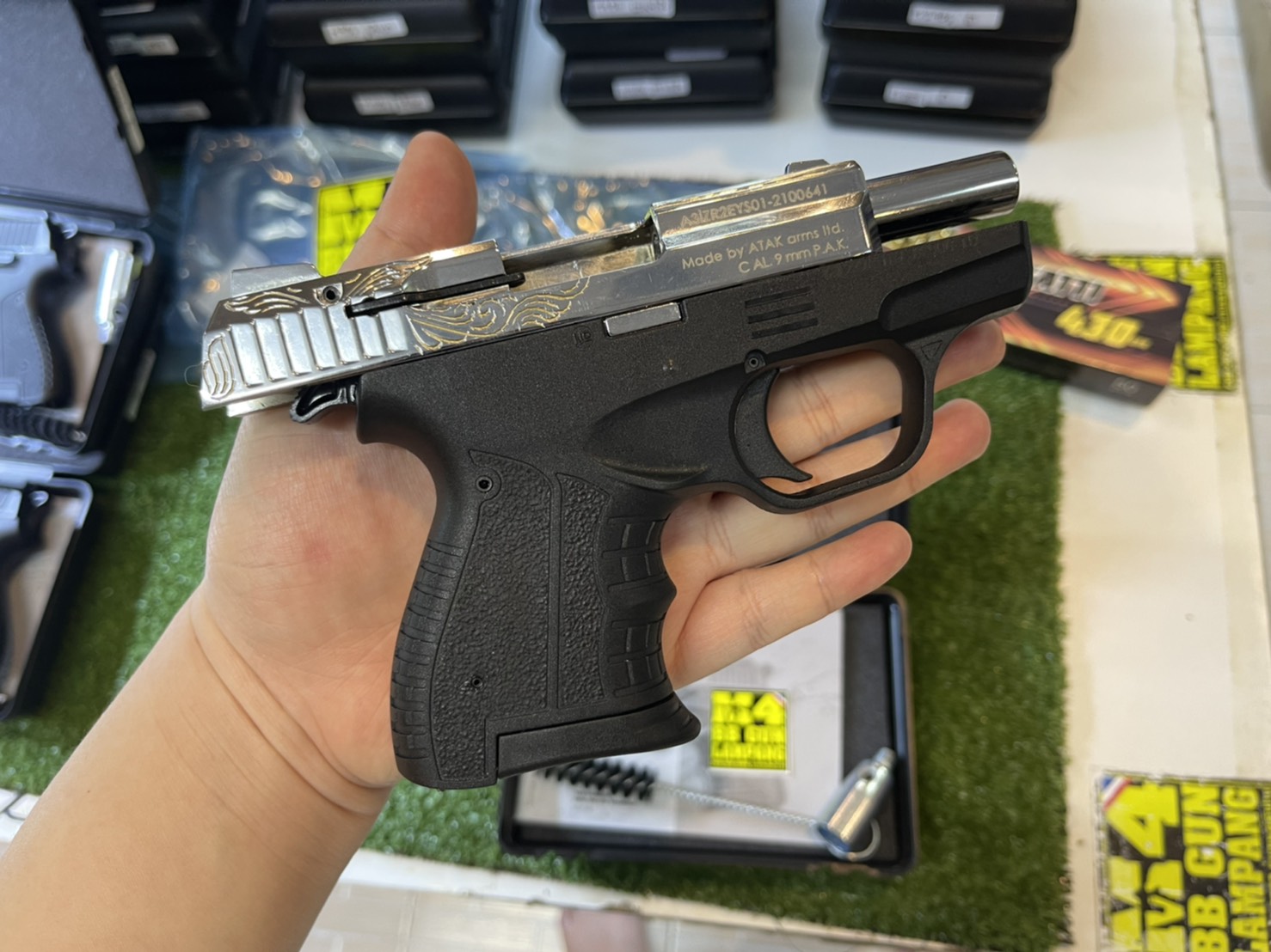 ZORAKI M906TD เงินเงา-ลายไทย