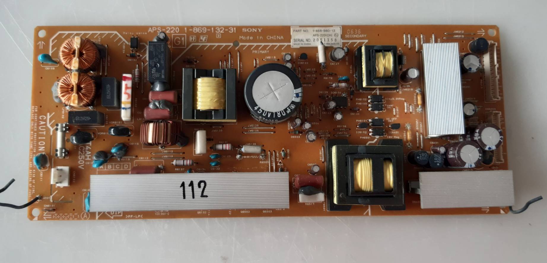 อันที่ 112 SONY 26S200A ซัฟฟลาย 1-869-132-31 ดีเทสแล้ว