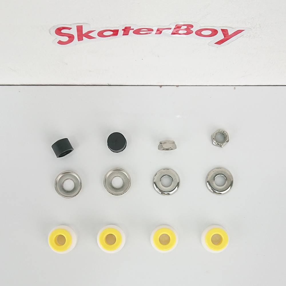 [0312] ลูกยางบูชชิ่ง S5 SM S7 สำหรับทรัค street skate คุณภาพดีจาก RareAnt ทรงกรวย4ชิ้น(pivot16mm)