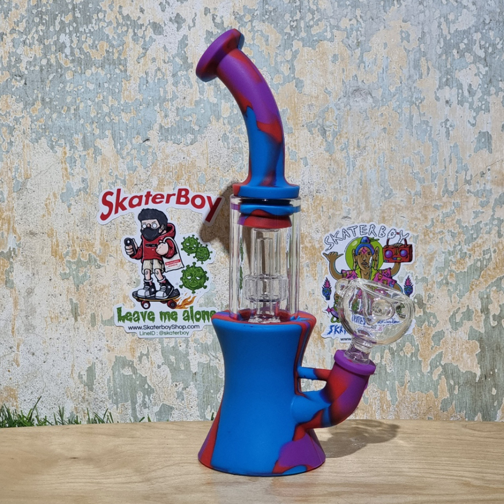 [1004] แจกัญ Silicone ขนาดเล็ก 2แบบ ถอดล้าง่าย ข้อต่อ 14mm