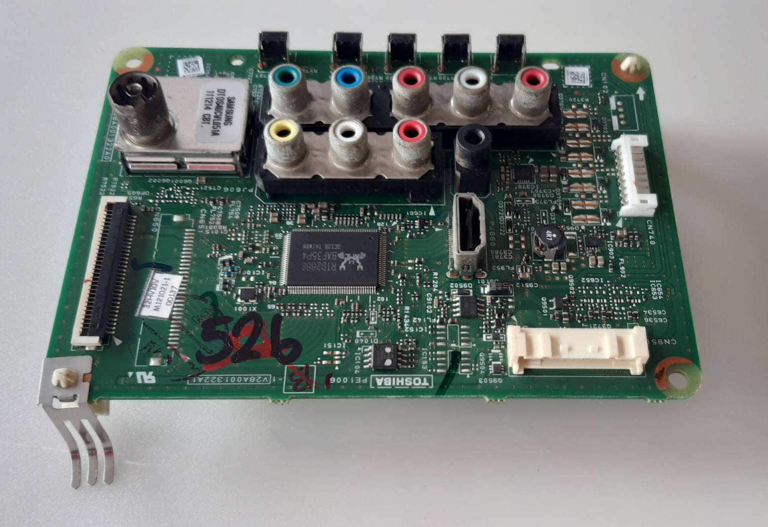 อันที่ 526 TOSHIBA 32HV10T ซีสเตร็ม V28A001322A0 30Pin พับ ดีเทสแล้ว