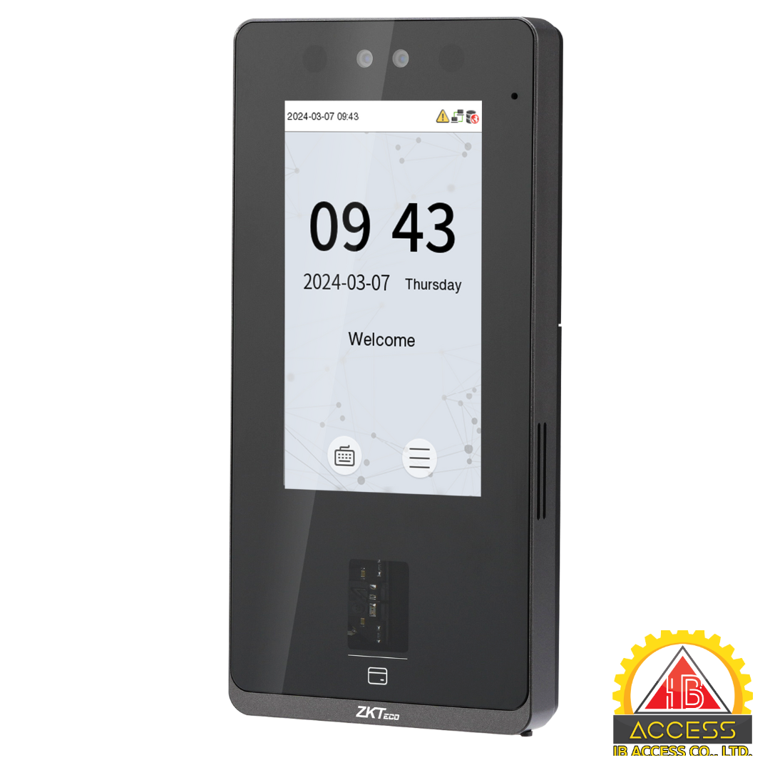 เครื่องสแกนใบหน้า ยี่ห้อ ZKTeco รุ่น SenseFace 4A รองรับระบบ Access Control