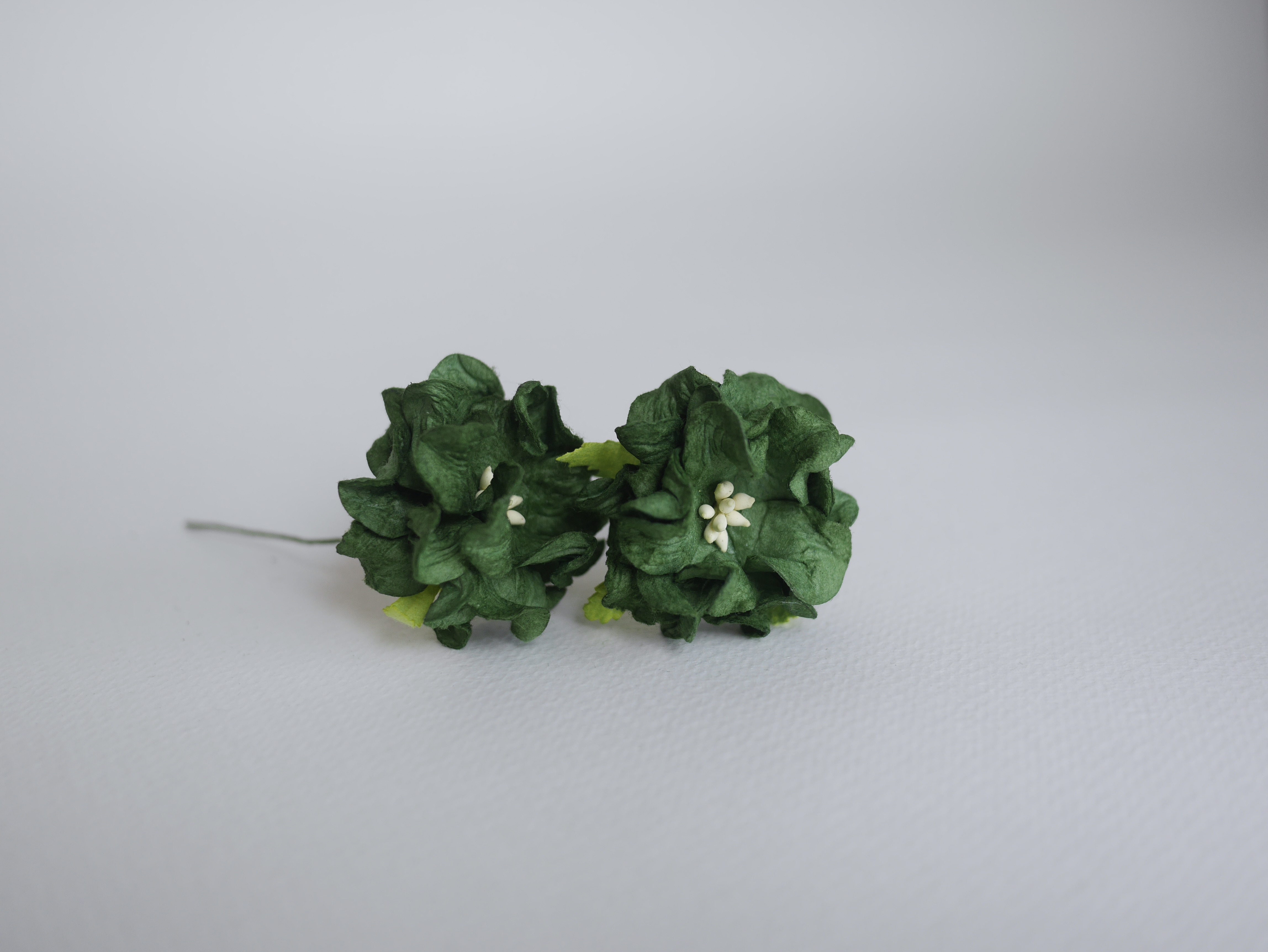 ดอกไม้กระดาษสา ราคาส่ง, ดอกการเดนเนียกระดาษสา ดอกไม้ประดิษฐ์ ตกแต่งงานแต่งงาน ประดิษฐ์ข้อมือเพื่อนเจ้าสาว ขนาด 3.5 cm., สำหรับของชำร่วย, งานแต่งงาน, ดอกไม้ทำข้อมือเจ้าสาว สีเขียวคริสมัส จำนวน 25 ดอก Paper flower,25 Pieces mulberry gardenia flowers supplie