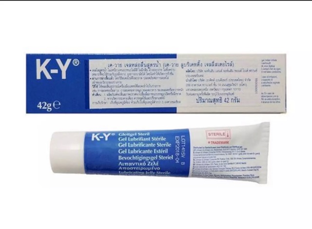 K-Y JELLY 42G เจลหล่อลื่นสูตรน้ำ เจลลี่สเตอไรล์