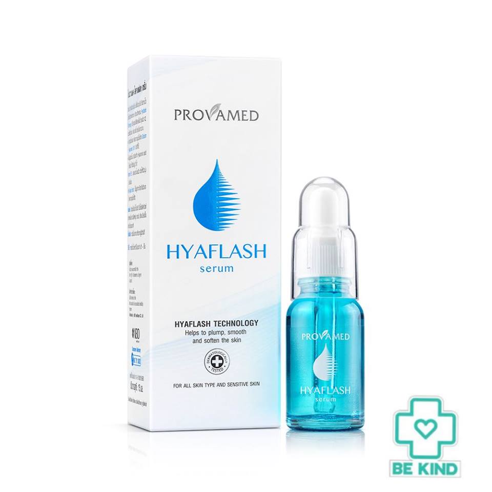 PROVAMED HYAFLASH SERUM 15ML เซรั่มเพิ่มความชุ่มชื้นให้กับผิวหน้า หน้าโทรม