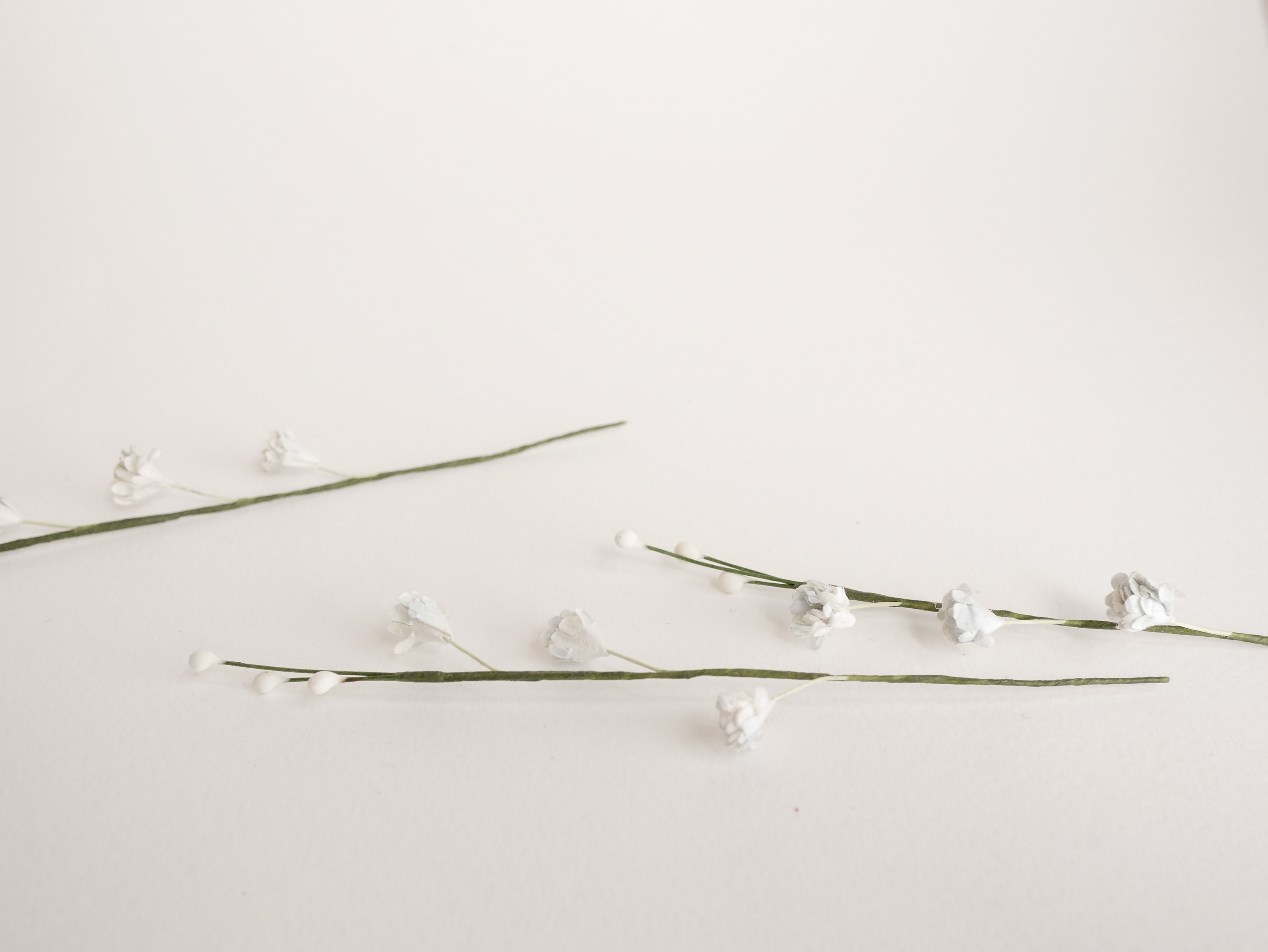 ดอกไม้ประดิษฐ์, ดอกไม้กระดาษสา, ดอก gypsophila, ดอกยิปโซ, ดอกยิปโซก้าน เกสรสีขาว งานประดิษฐ์ตกแต่งของชำร่วย, ดอกไม้ทำพานพุ่ม,พานพวงมาลัย, พานรับไหว้, ขนาด 1 cm. สีฟ้าตุ่นปัด