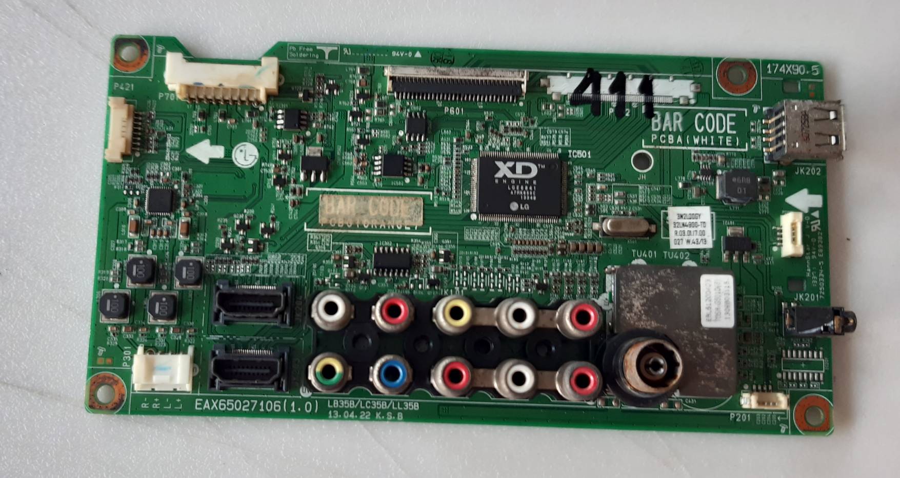 อันที่ 411 LG 32LN5120 ซีสเตร็ม EAX65027106 31PIN ดีเทสแล้ว