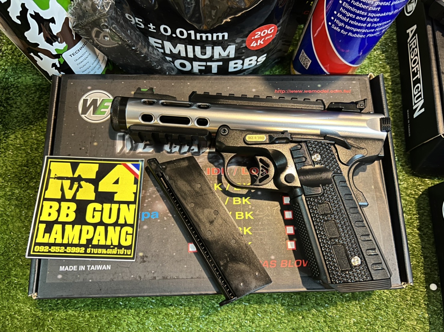 We Galaxy 1911 Sereis GBB – สีเงิน