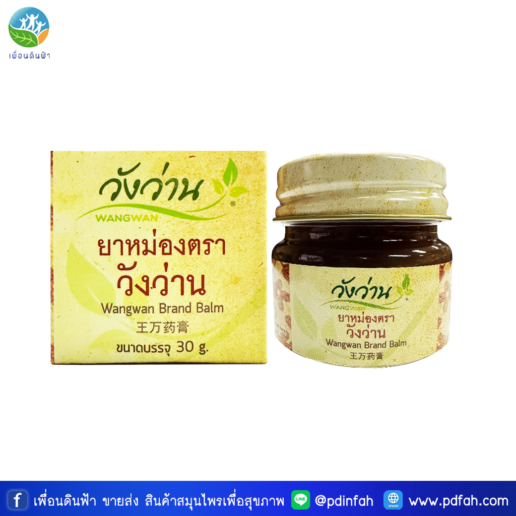 C14 ยาหม่องตราวังว่าน 30 กรัม (ยาหม่องวังว่าน) Wangwan Brand Balm 30g.