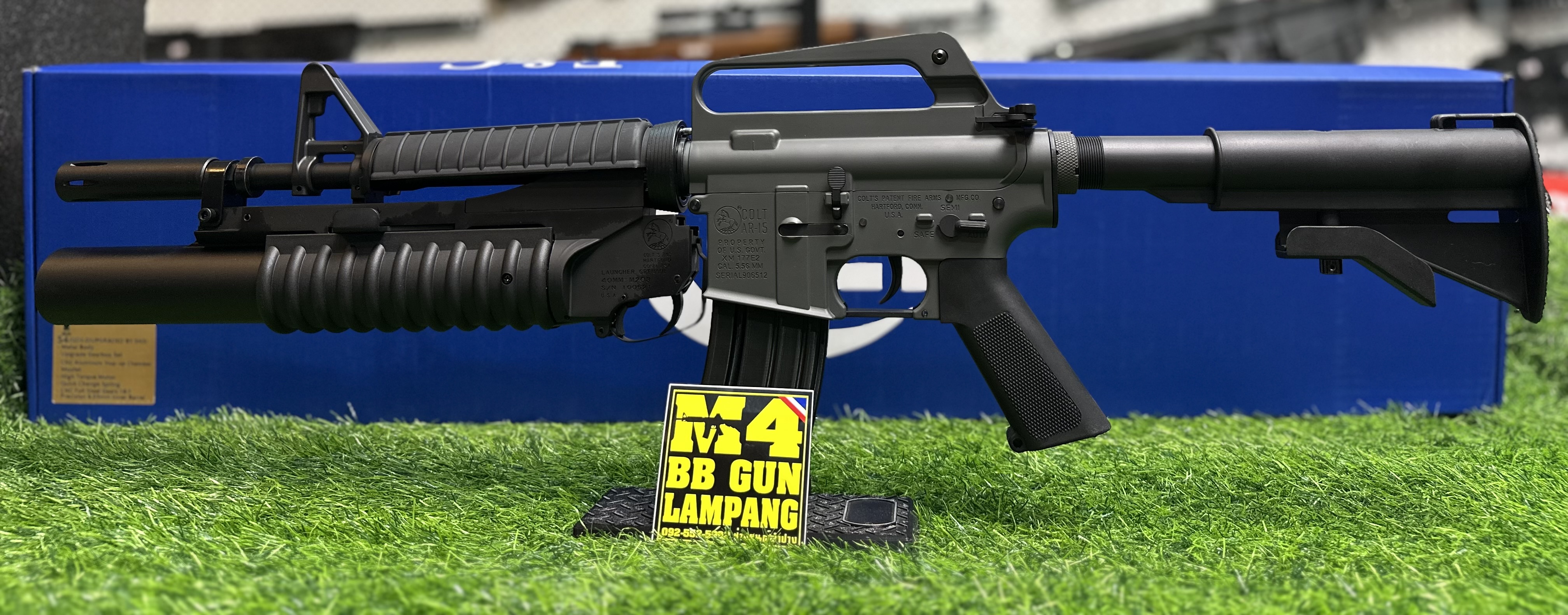 E&C x Cybergun 704 s4 GRY XM177E2 + M203