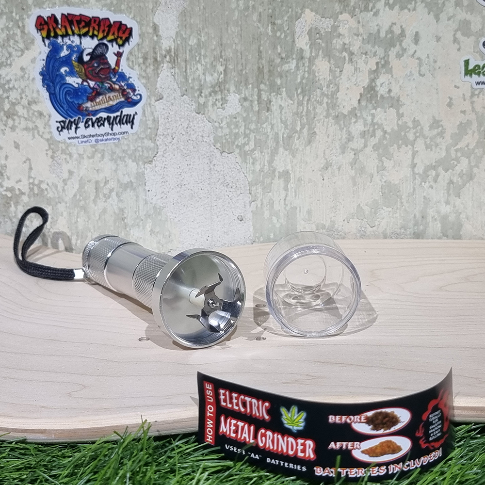 [1002] เครื่องบดสมุนไพร ไฟฟ้า2แบบ smartphone ถ่าน AAA หัว micro USB, USB-C, Iphone