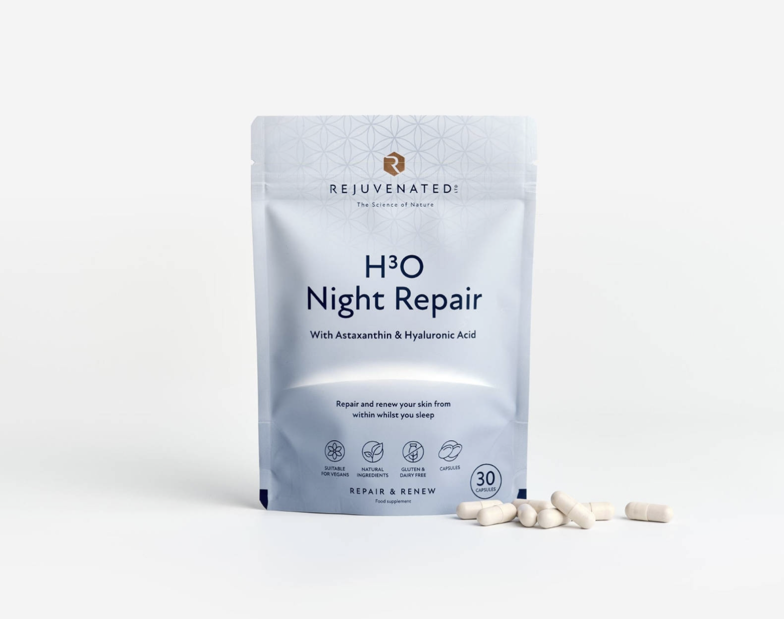 REJUVENATED H3O NIGHT REPAIR - 30 CAPSULES 0 กก.