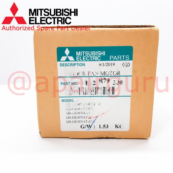 มอเตอร์คอยล์เย็น Mitsubishi Electric รหัส E22R79300 ** INDOOR FAN MOTOR มอเตอร์พัดลม คอยล์เย็น อะไหล่แอร์ มิตซูบิชิอิเล็คทริค ของแท้