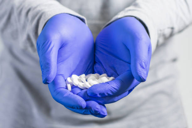 [ยกลัง 10กล่อง] SKB35 ถุงมือไนไตร สีม่วงกำมะหยี่ ไม่มีแป้ง หนา 3 มิล ยาว 9 นิ้ว หนัก 3.5กรัม แบรนด์ ดูราเซฟ