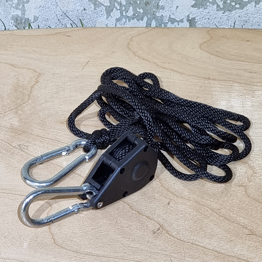 [1001] เชือกอเนกประสงค์ เชือกเต้นท์ 85cm ปรับระดับง่าย ห้อยไฟ ดึงสมอบก camping