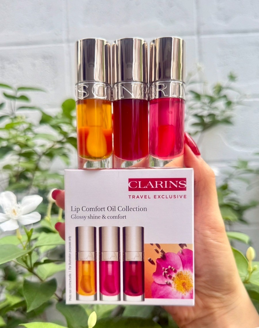 ลิปออยล์ Clarins Lip Comfort Oil Collection Travel Exclusive Set