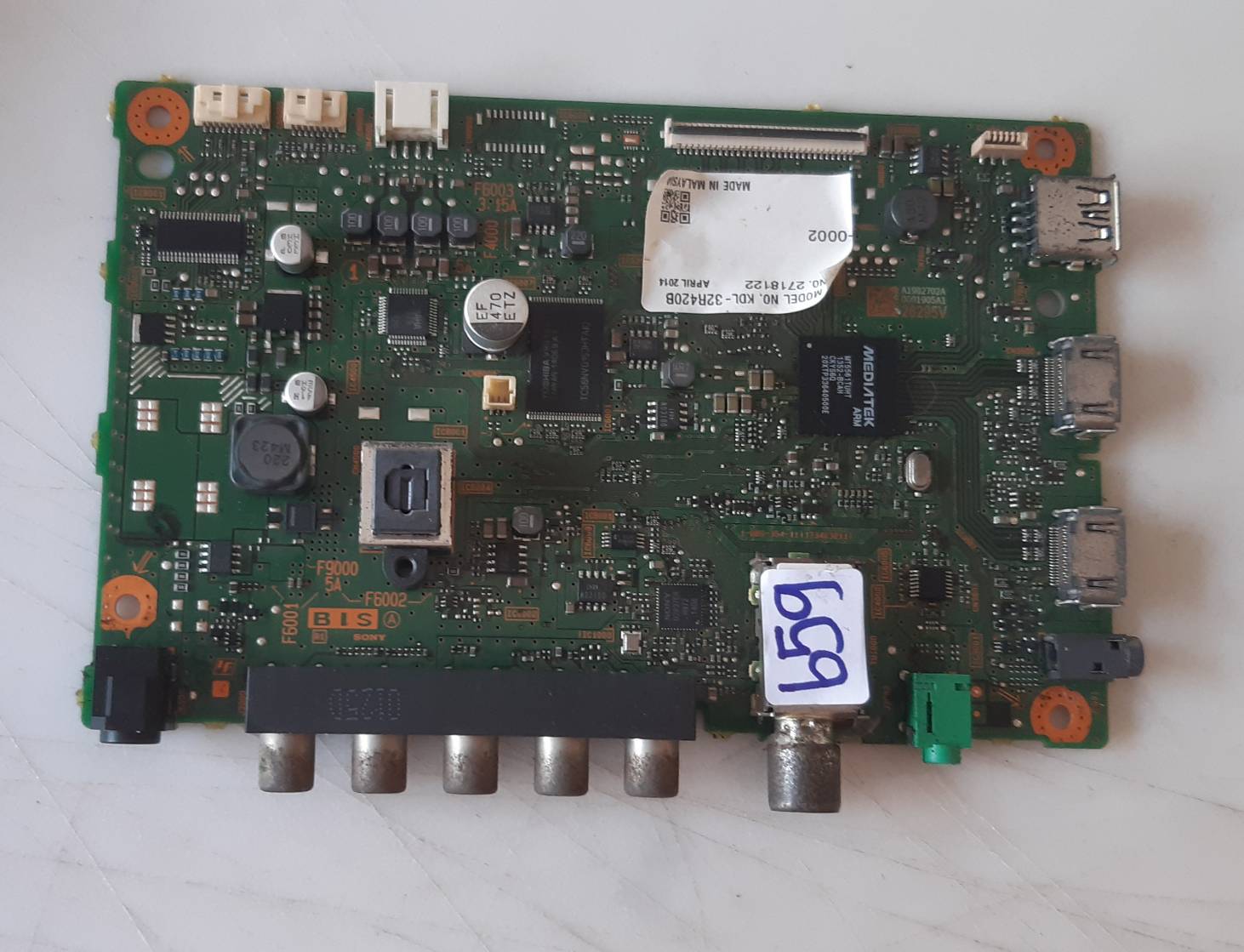 อันที่ 659 SONY 32R420B ซีสเตร็ม 1-889-354-11 ดีเทสแล้ว