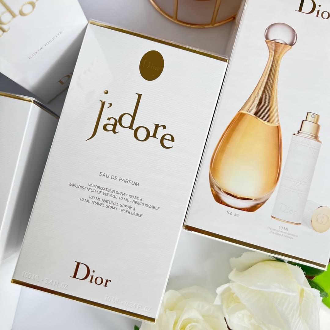 เซ็ทน้ำหอม Dior Jadore EDP & Travel Spray Duo Set (100ml + 10ml)