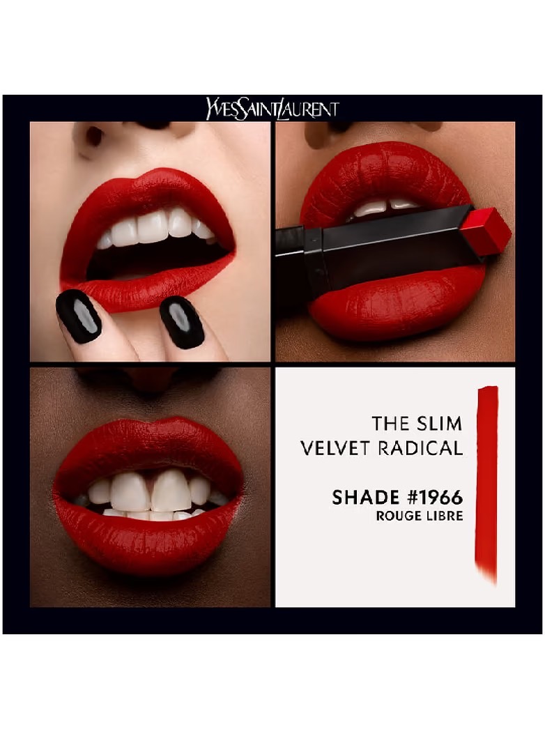 ลิปสติก YSL The Slim Velvet Radical # 1966 Rouge Libre ขนาด 2.2g