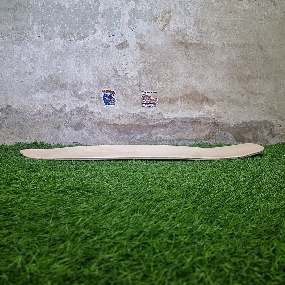 [0301] แผ่นไม้สเก็ตบอร์ด 32" เคิฟหัวท้าย ข้าง รับอุ้งเท้า ทรงผอม พริ้วๆ surf skate deck nose tail concave