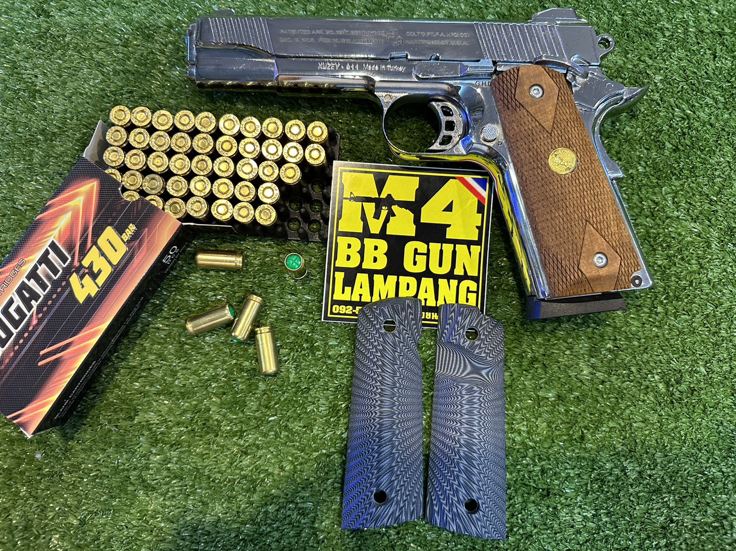 KUZEY M1911 ลาย 100 YEARS ลำกล้อง 5" เงินเงา