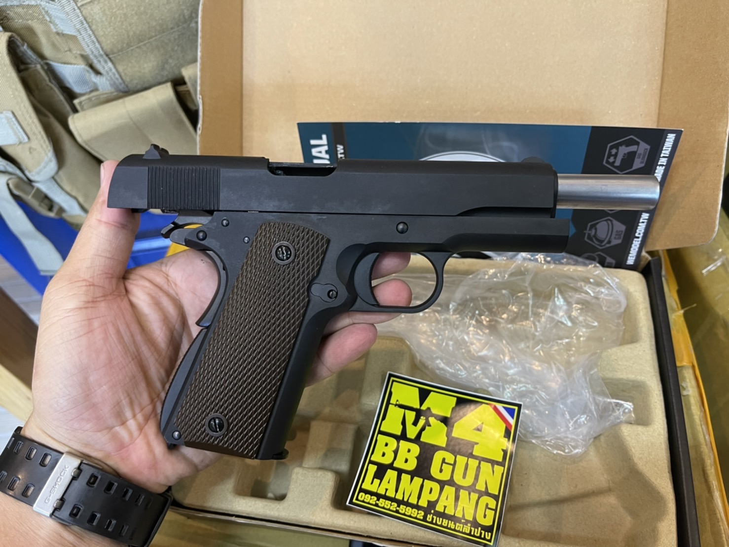 WE - Colt M1911A1 สีดำ