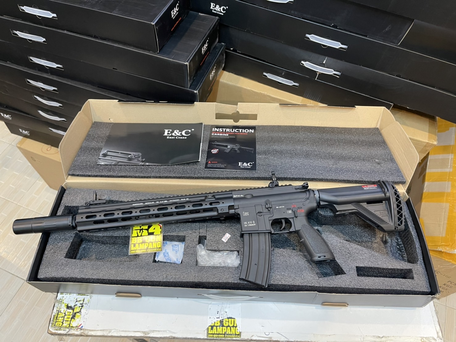 E&C 106 S2 : Geissele HK 416 SMR 14.5 บอดี้โลหะ
