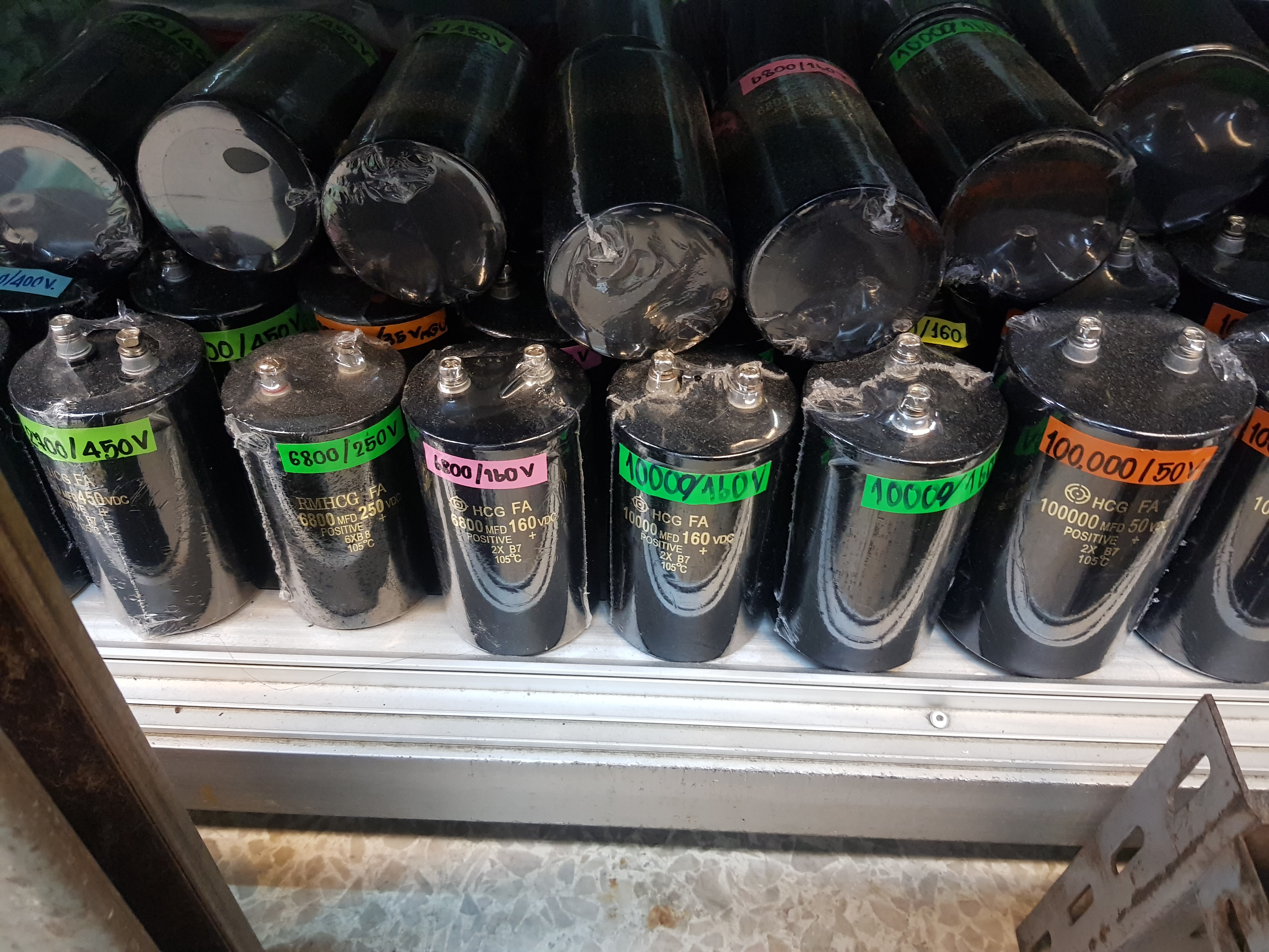 คาปาซิเตอร์ ตัวเก็บประจุ HCG FA C ตัวใหญ่