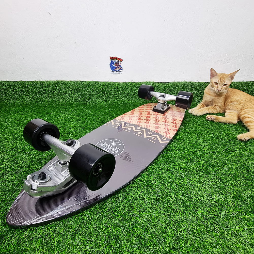 0201 Surf skate บอร์ด32นิ้ว แนะนำสูงไม่เกิน160-170cm เลี้ยว60องศา พร้อมเล่น