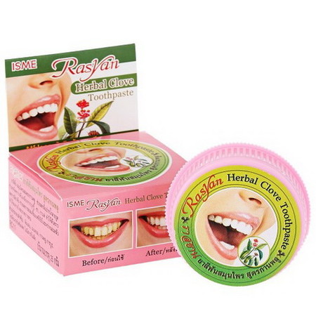 [ราสยาน] ยาสีฟันสมุนไพร สูตรกานพลู (แบบตลับ) 25g.