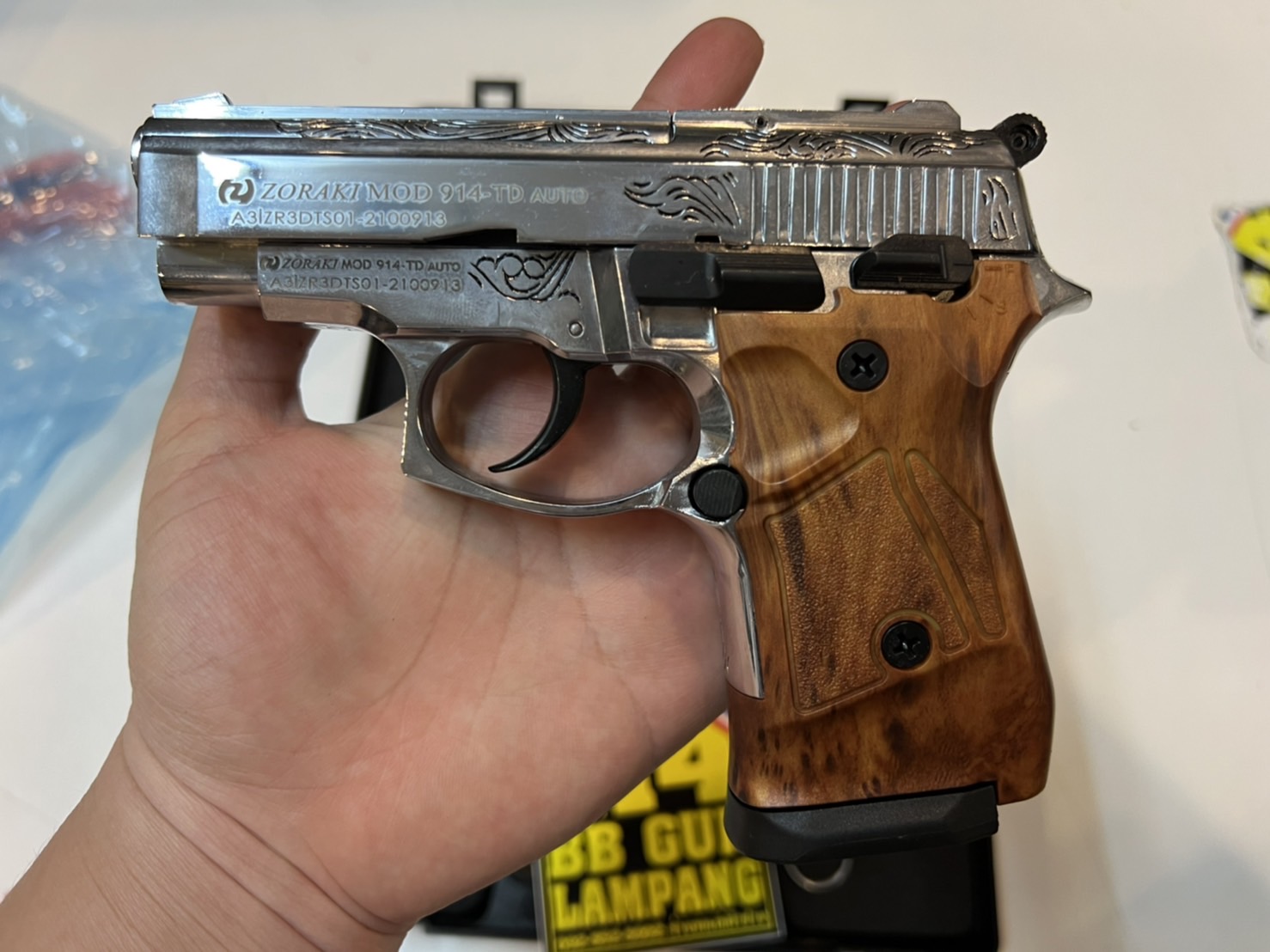 ZORAKI 914 AUTO เงินเงา-ลายไทย