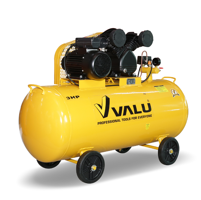 VALU ปั๊มลมสายพาน 2 หัว มอเตอร์ 3 แรงม้า รุ่น 2065-200