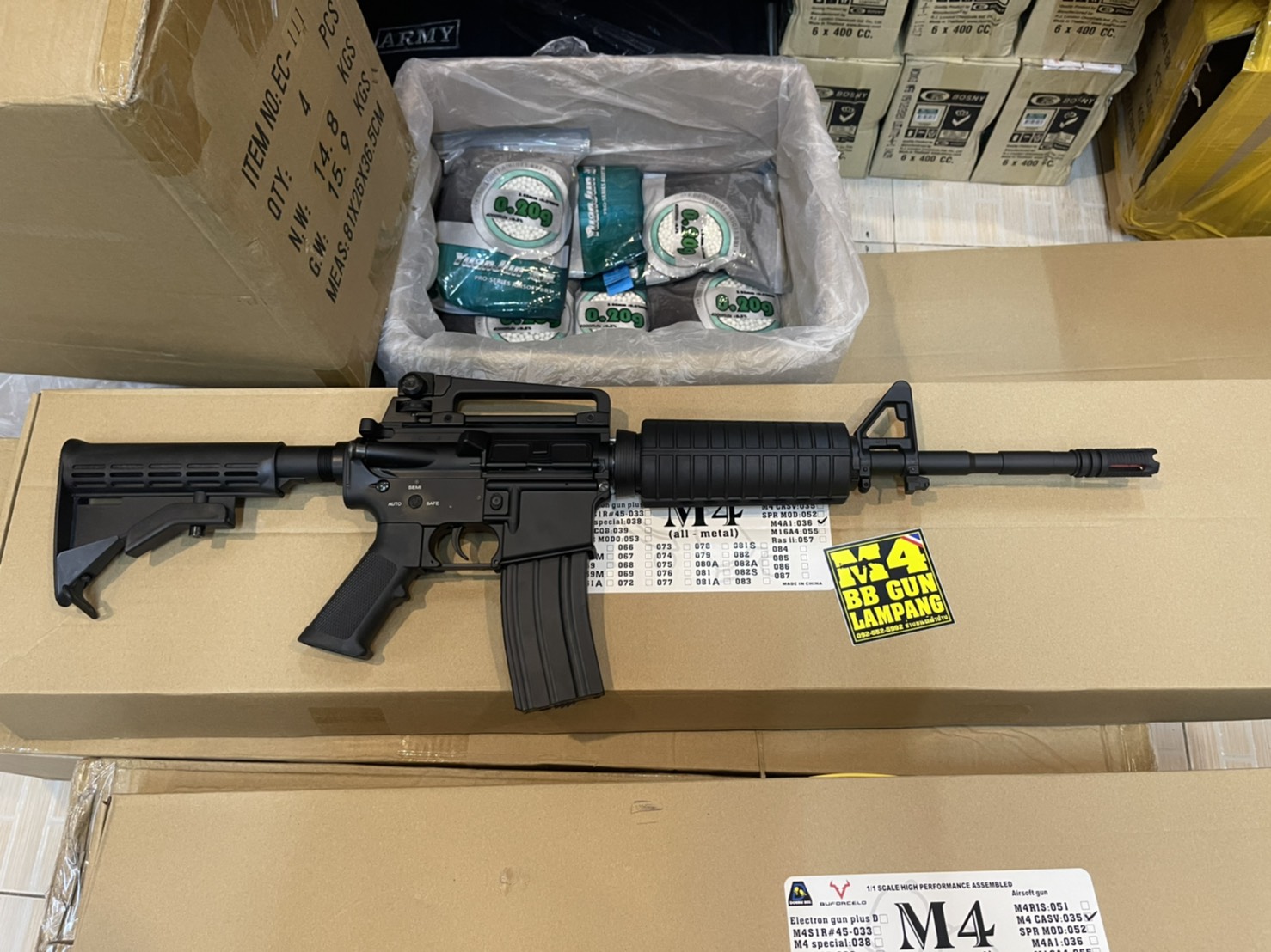 Double Bell 036 M4A1 บอดี้โลหะ