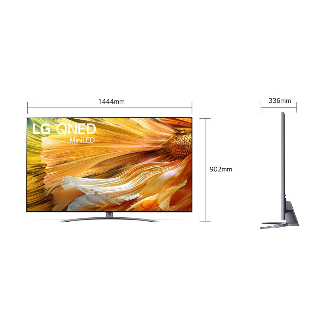 คิวเอ็นอีดีทีวี 65 นิ้ว LG QNED Mini LED 4K Smart TV 65QNED91TPA (ชลบุรีส่งฟรี)