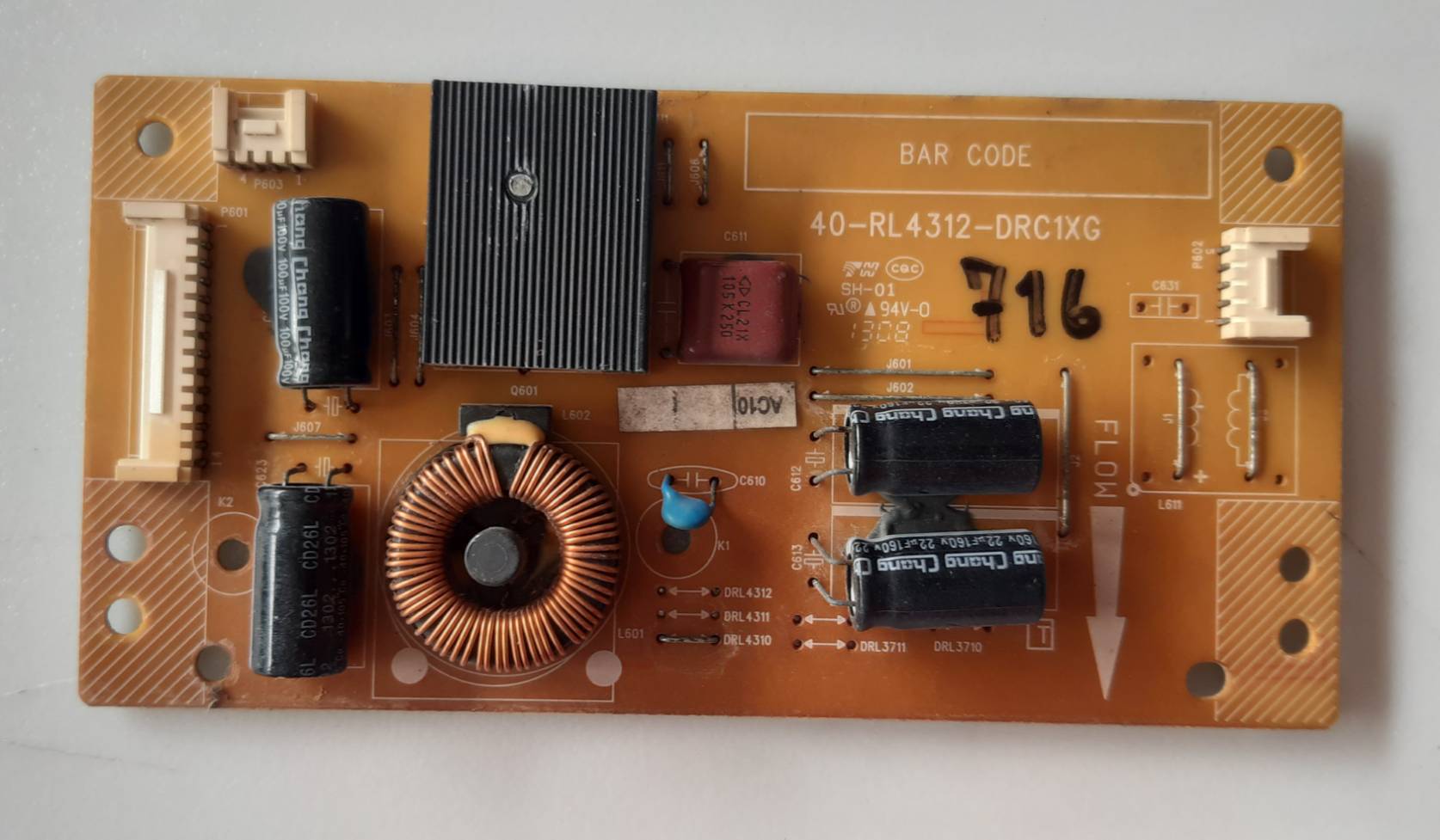 อันที่ 716 TCL 40V6000F บูตอัพ 40-RL4312-DRC1XG ดีเทสแล้ว