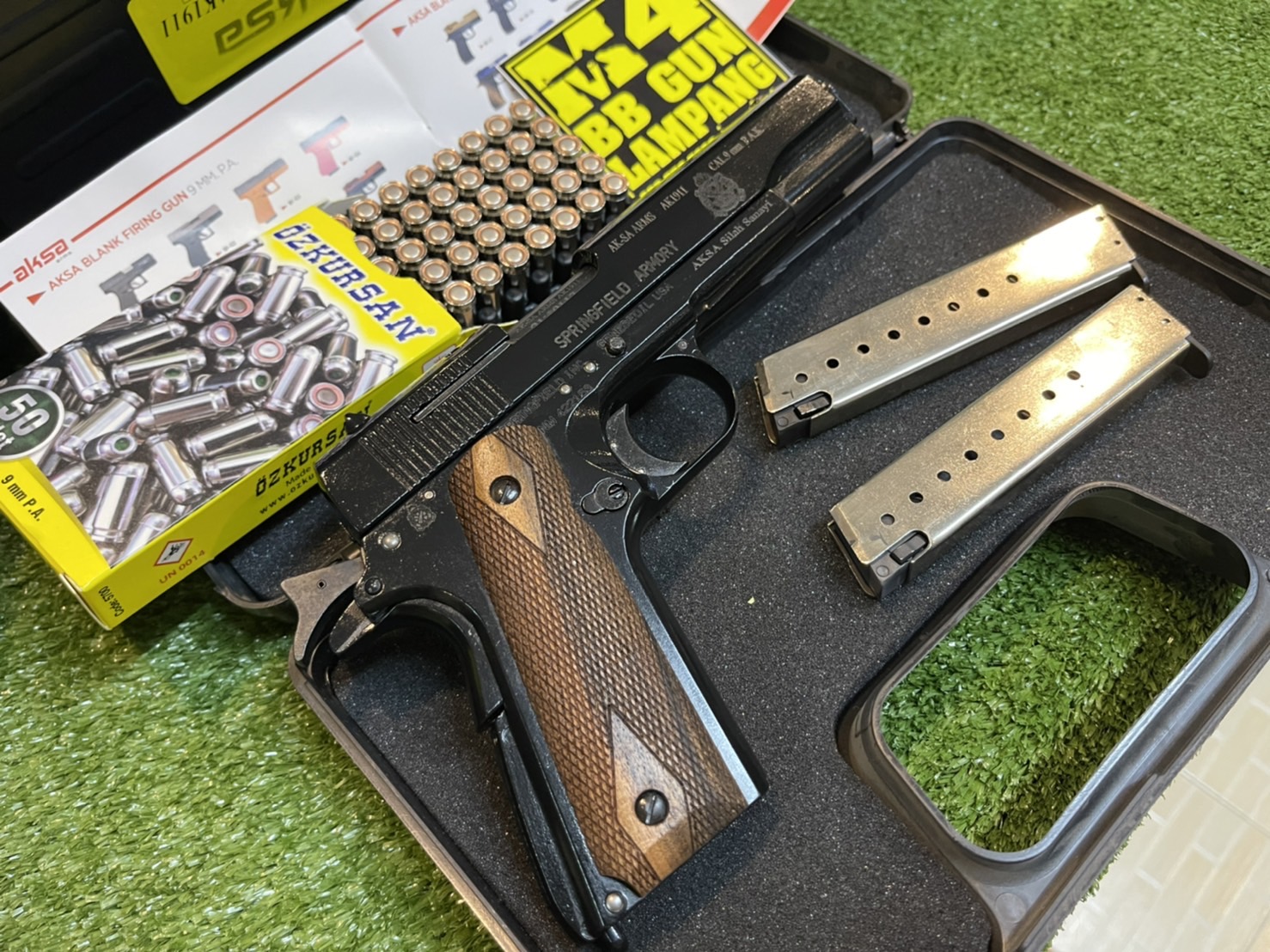 AKSA COLT 1911 ลาย Spring Field สีดำ