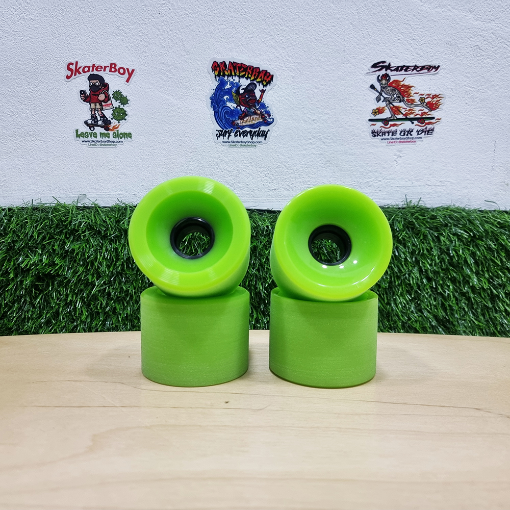 [0317][ลด50%] ล้อสเก็ตบอร์ด 70x50mm 80A เปิดหน้ายาง สแน็ปง่าย