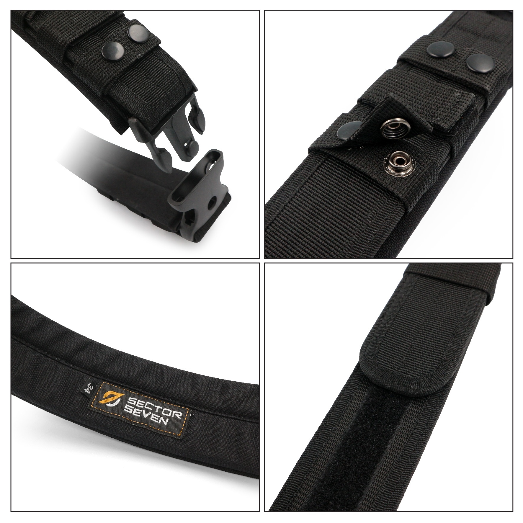 เข็มขัดนวม Sector7 หัว Safety-Lock (K0340)