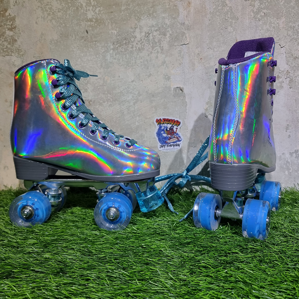 0231 รองเท้า Roller skate ผิวมัน ส้นสูง สำหรับผู้ใหญ่ คุณภาพดี