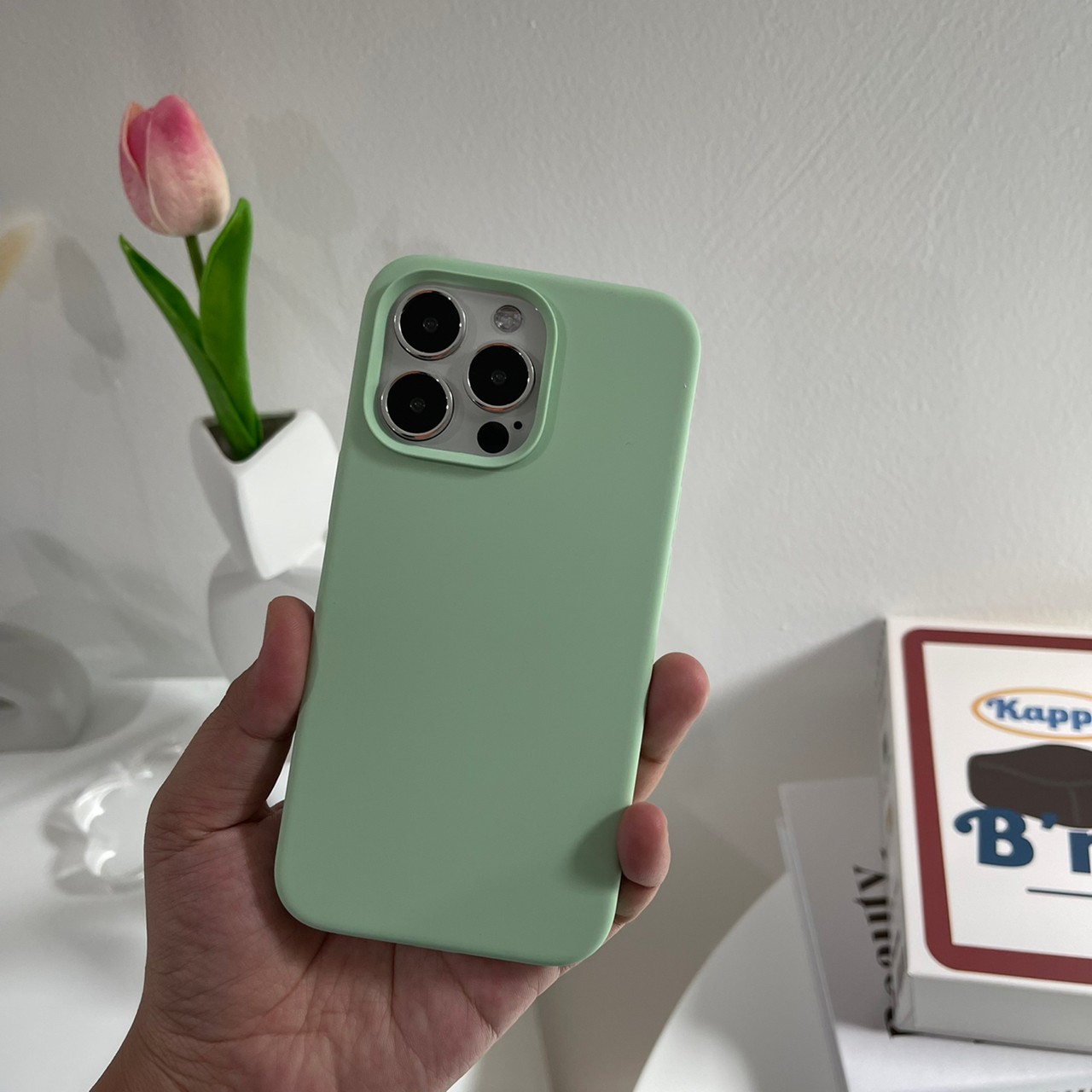 Silicone Case (pastel green colors)